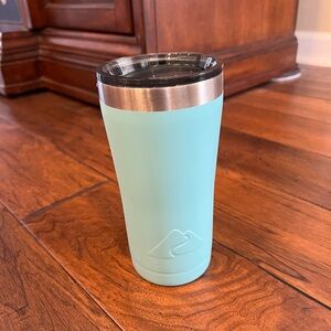 Ozark Trail Aqua Tumbler with Silver Lid